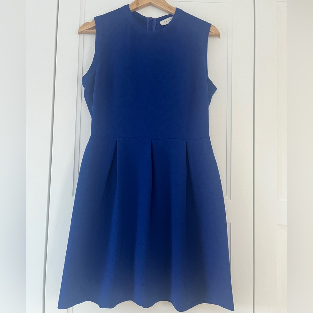 Sandro blue mini dress S M